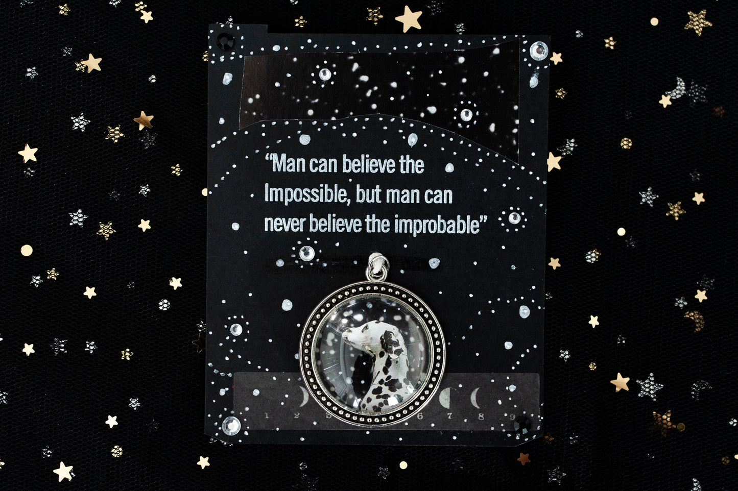 "Nothing Impossible" - Ciondolo Collage