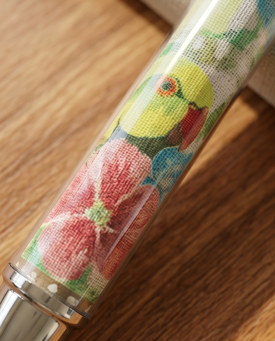 "Il Pappagallo Verde" - penna a sfera serie "Bestiario Esotico"