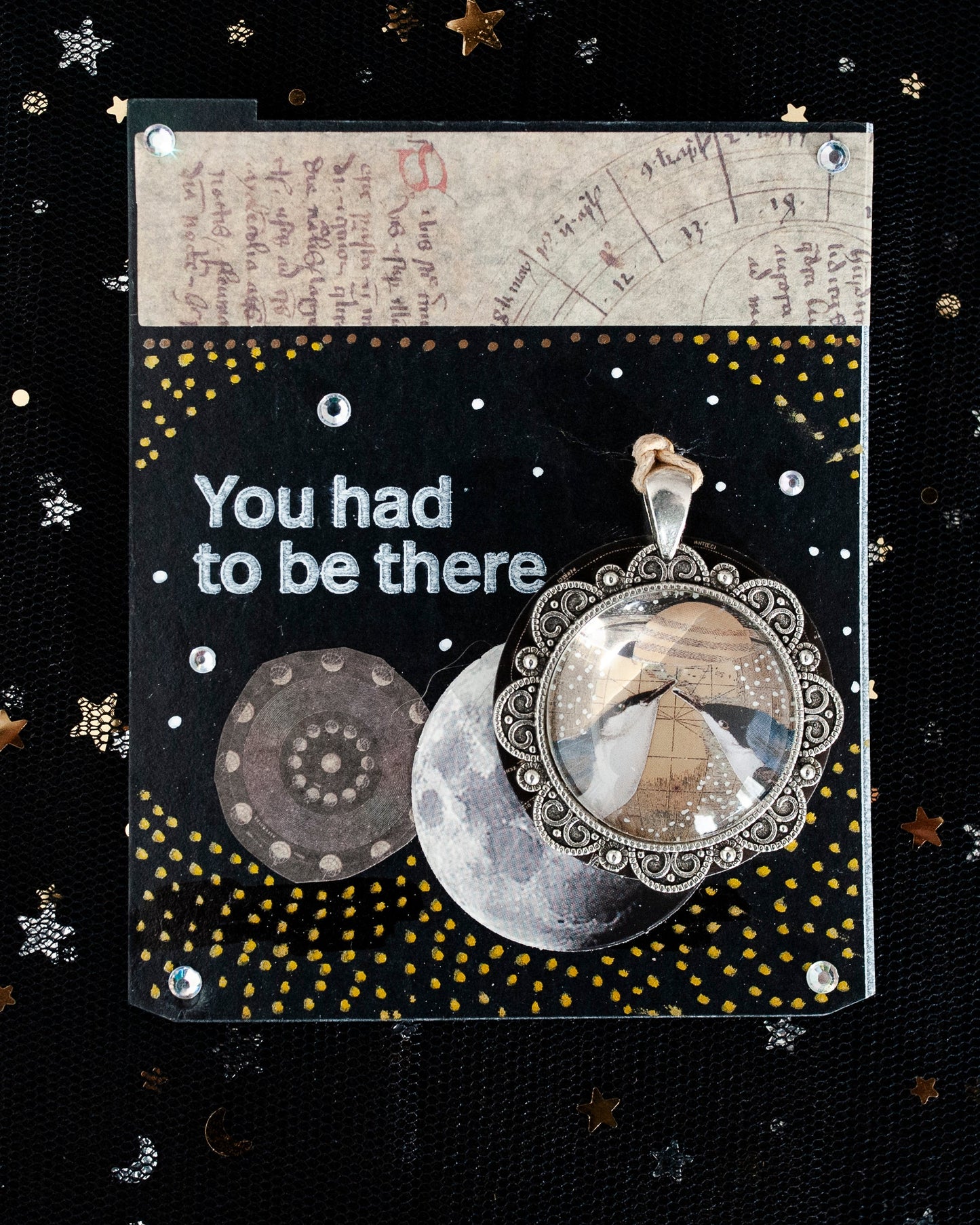 "You Had To Be There" - Ciondolo Collage